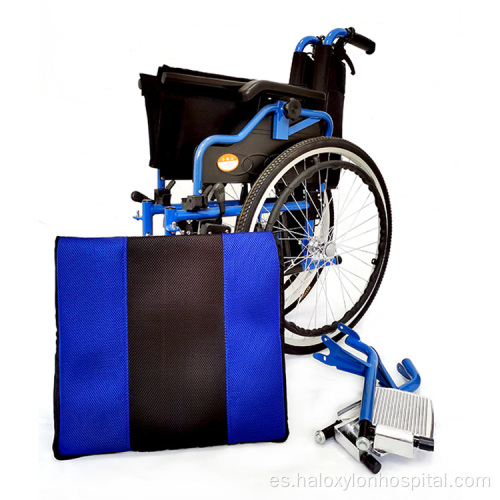silla de ruedas remota de seguridad ligera de plegado portátil